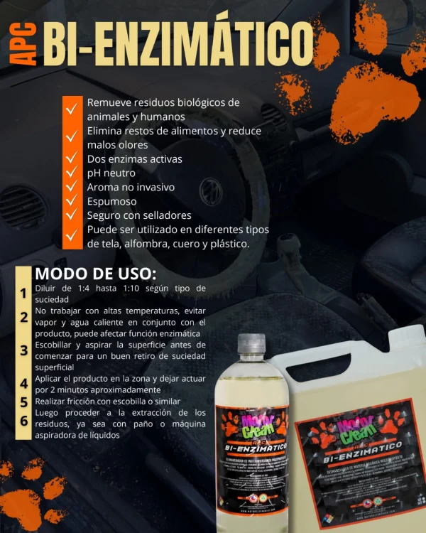 MC BI-Enzimatico APC 1LT (Limpiador Residuos Biológicos)