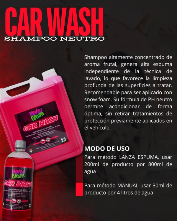 Car Wash (Shampoo pH Neutro)