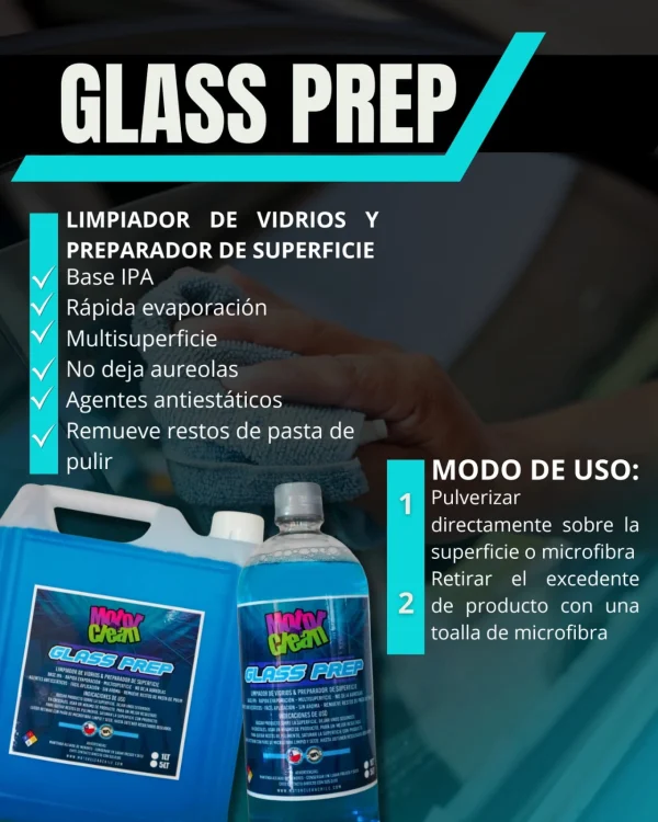 MC Glass 1LT (Limpiavidrios - Preparador Aplicación Cerámicos)