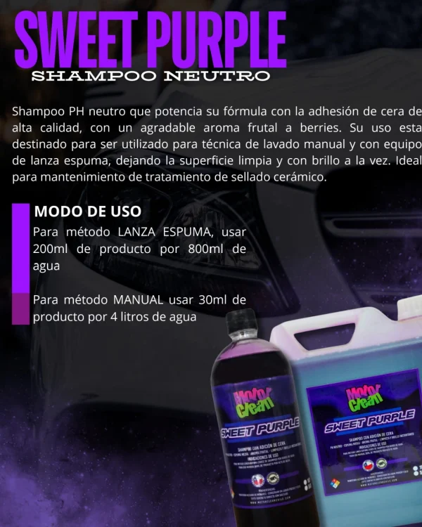 MC Sweet Purple 1LT (Shampoo Con Cera - Mant Cerámicos)