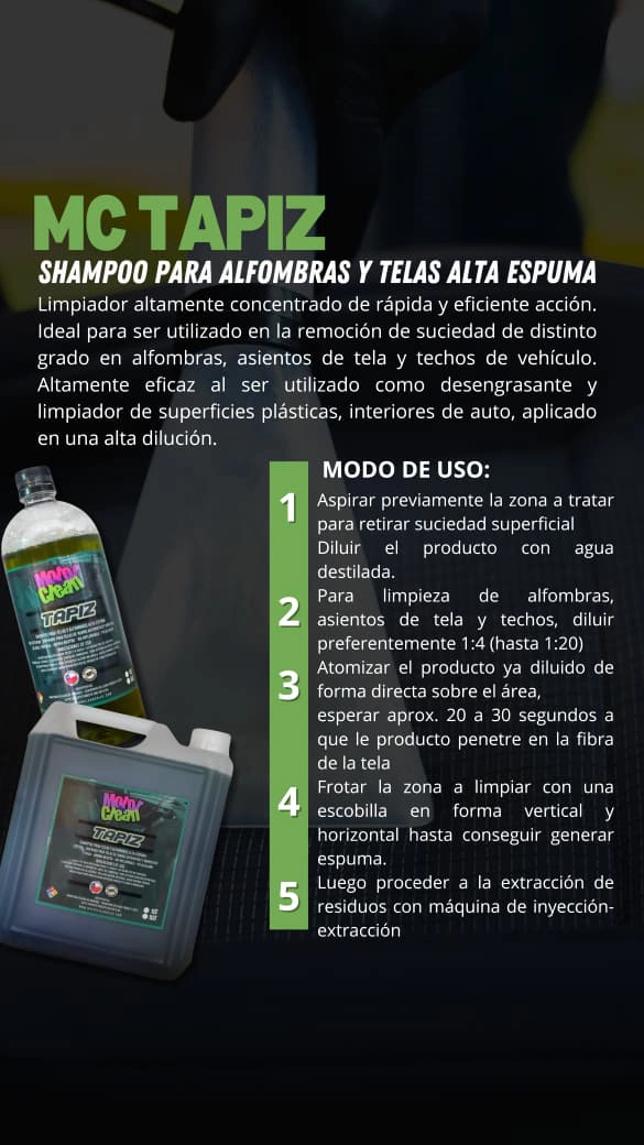 MC Tapiz 5000cc (Shampoo Alfombras)